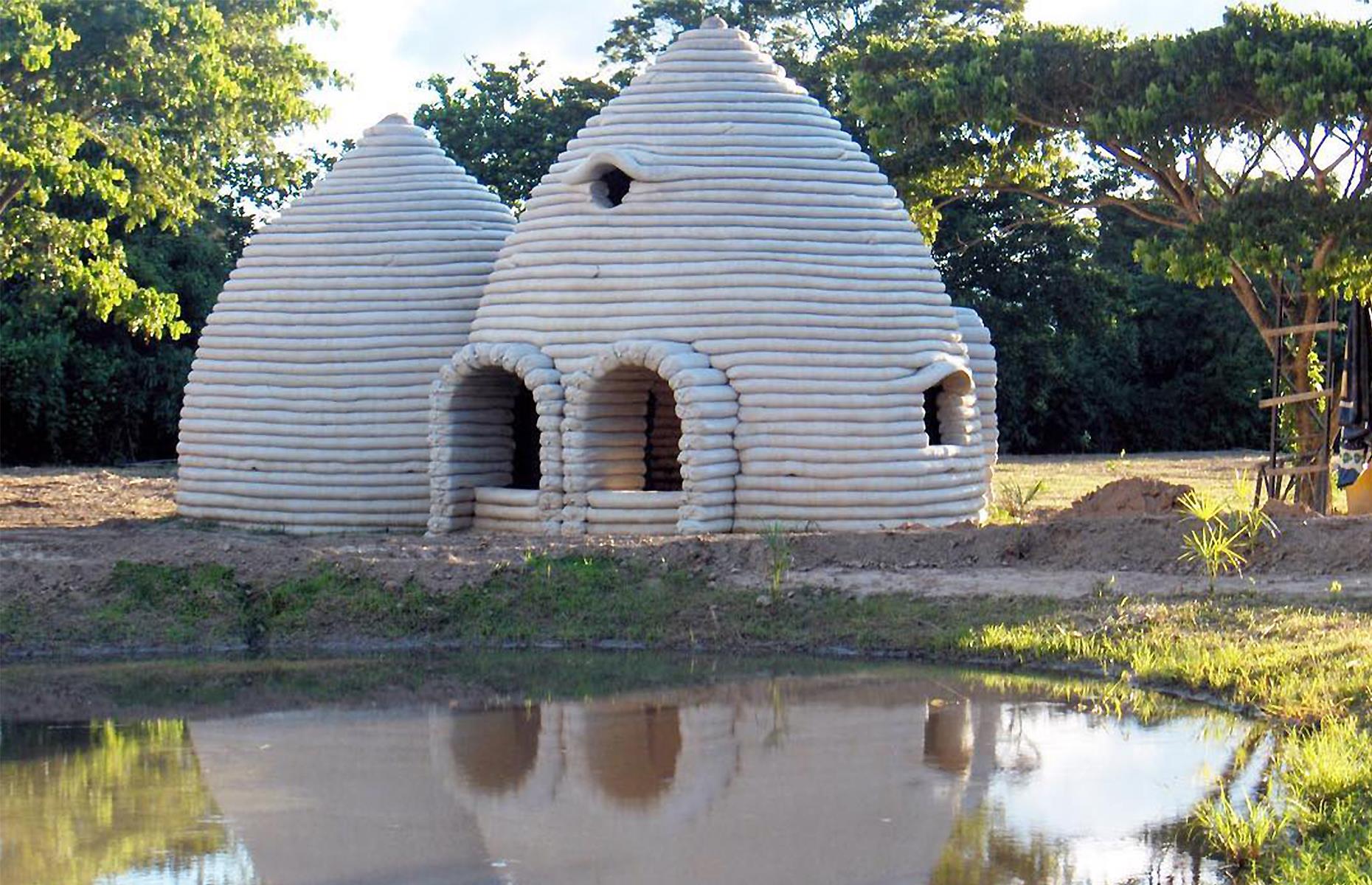 Building an earthbag home:  9 eco home building materials that are better than concrete
